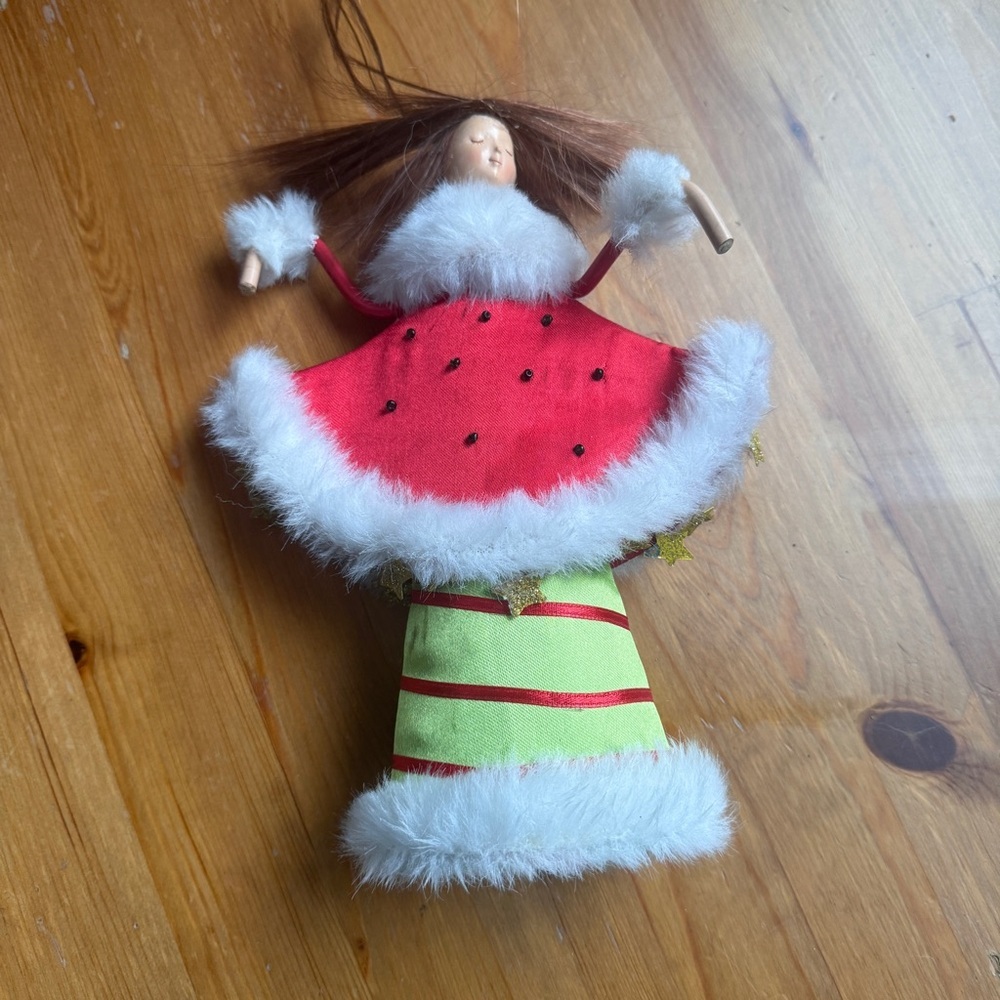 Vintage handmade Christmas tree topper